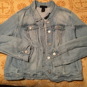 Lane Bryant Light Denim Jacket
